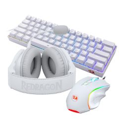 Picture of REDRAGON 3IN1 MS|HS|KB WIRED COMBO - WHITE