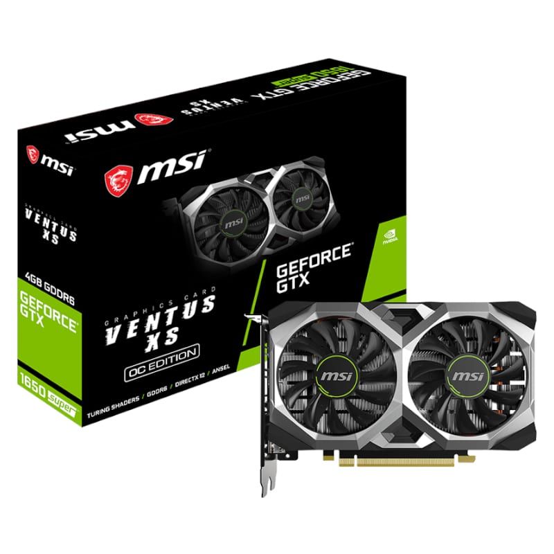 Picture of MSI Nvidia GeForce GTX 1650 SUPER Ventus XS OC 4GB GDDR6 128-BIT Graphics Card