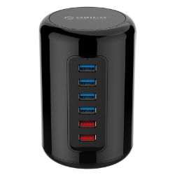 Picture of ORICO 4 Port USB3.0 Ultra Mini Hub - Black