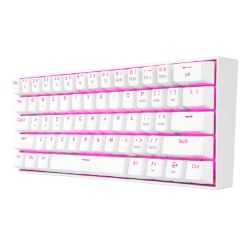 Picture of REDRAGON DRAGONBORN Wired Mechanical Keyboard Red LED 67Key Design - White