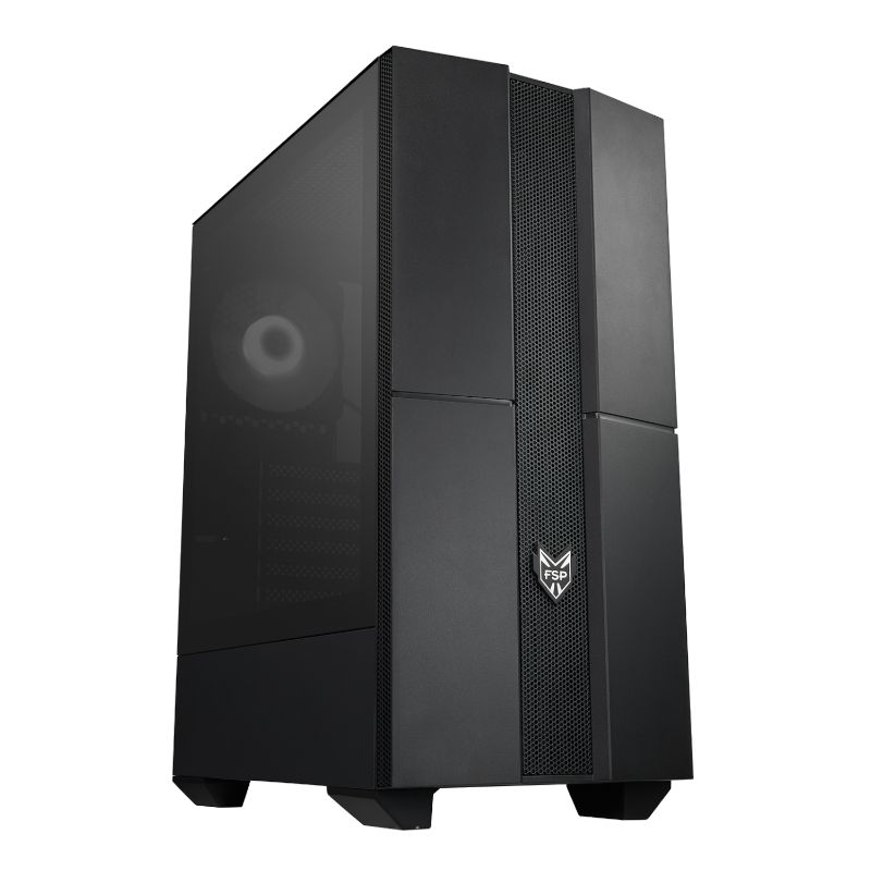 Picture of FSP CMT271A ATX | Micro-ATX | Mini-ITX ARGB Mid-Tower Gaming Chassis - Black