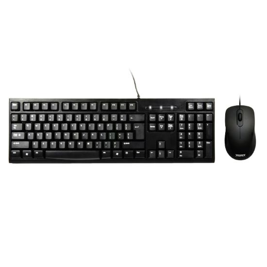 Picture of Port Design COMBO Wired Mouse + Keybaord - Black