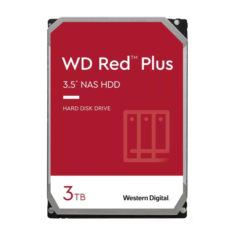 Picture of WD Red Plus 3TB 128MB 3.5" SATA HDD