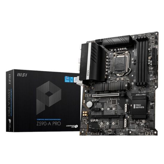 Picture of MSI Z590-A PRO Intel LGA1200 ATX Gaming Motherboard