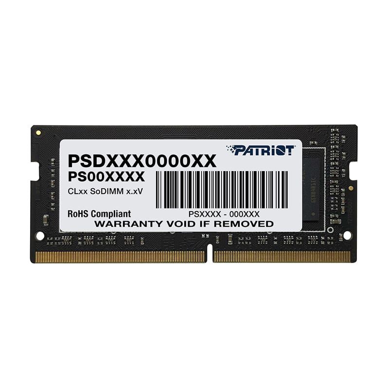 Picture of Patriot Signature Line 16GB DDR4 2666MHz Single Rank SODIMM Notebook Memory