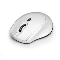 Picture of Port Wireless Silent 3600DPI 3 Button USB and Type-C Dongle Mouse - White