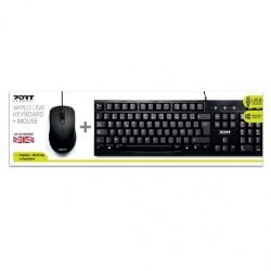 Picture of Port Wired Keyboard and Mouse Combo