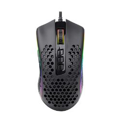 Picture of REDRAGON STORM 12400DPI 7 Buttons|Ergonomic Design|P3327 Optical Sensor|Lightweight Body|RGB Backlit gaming Mouse - Black