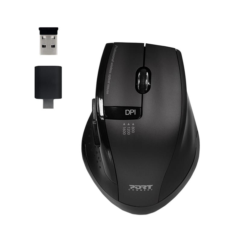 Picture of Port Connect Wireless Mouse - Black