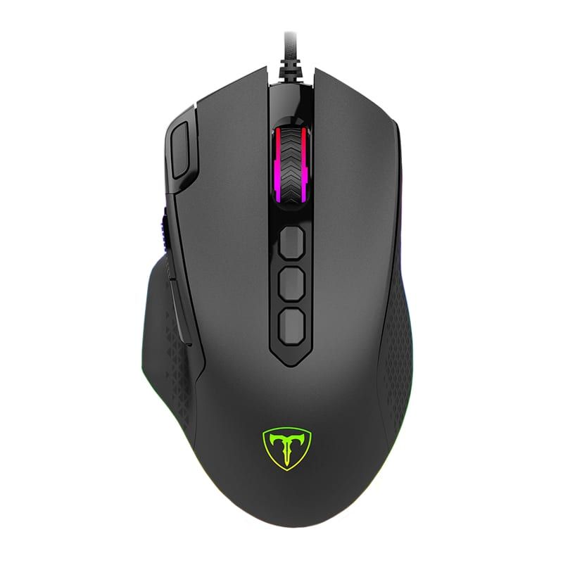 Picture of T-Dagger Battle 8000DPI 10 Button|180cm Cable|RGB Backlit Gaming Mouse - Black