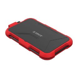 Picture of ORICO 2.5" USB3.0 External HDD Silica Gel Enclosure - Red