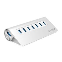 Picture of ORICO 7 Port USB3.0 Hub Aluminium - Silver