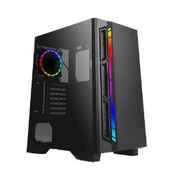 Picture of Antec NX400 ATX | Micro-ATX | ITX ARGB Mid-Tower Gaming Chassis - Black