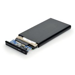 Picture of Port Connect 2.5" USB3.0 External HDD Enclosure Black