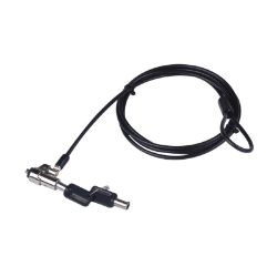 Picture of GIZZU 1.8m Noble Wedge Laptop Cable Lock Master Key Compatible (Dell 3.2mm x 4.5mm)