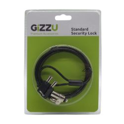 Picture of GIZZU 1.8m T-Bar Laptop Cable Lock Master Key Compatible