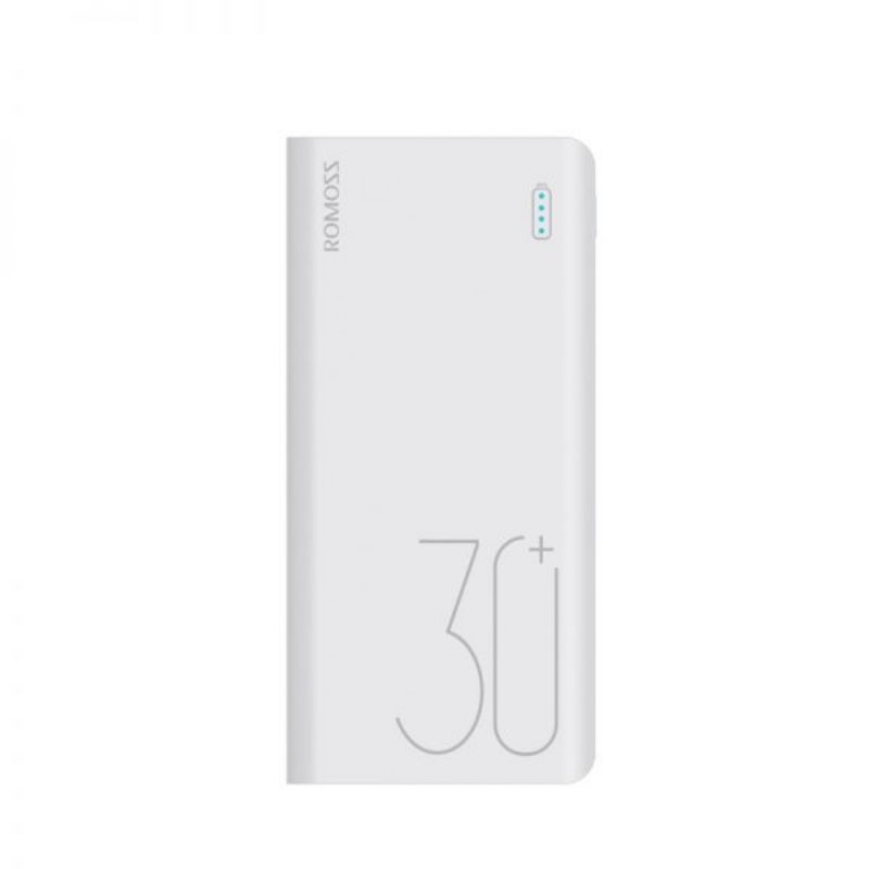 Picture of Romoss Sense8+ 30000mAh QC Type-C Power Bank - White