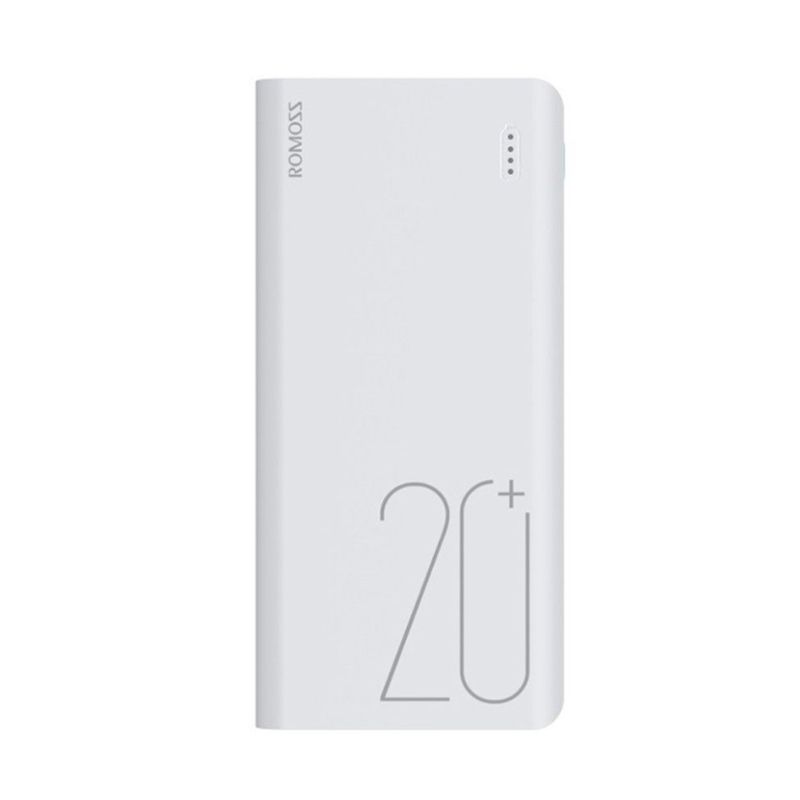 Picture of Romoss Sense6+ 20000mAh QC Type-C Power Bank - White