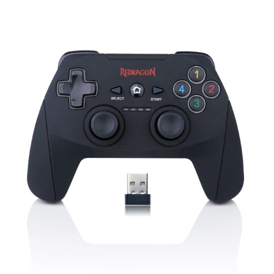 Picture of REDRAGON HARROW Wireless X/D-input(Digital/Analog) PC Controller Black