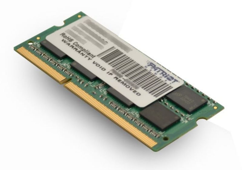 Picture of Patriot Signature Line 4GB 1600MHz DDR3 Dual Rank SODIMM Notebook Memory